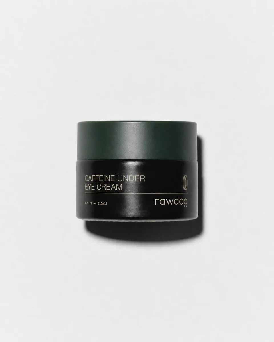 RAWDOG Caffeine Under Eye Cream peptide formula