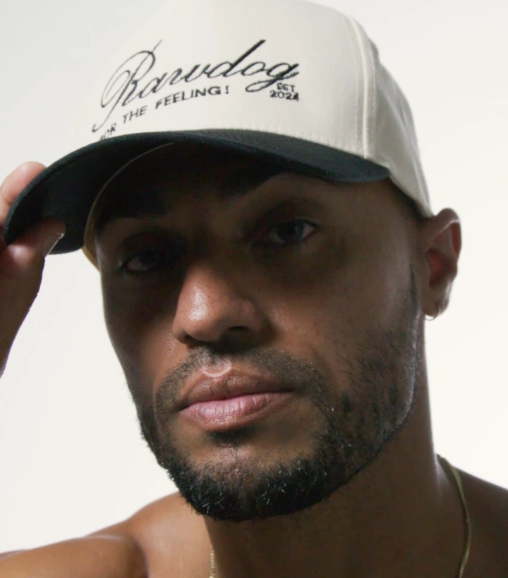 Customer wearing RAWDOG Trucker Hat