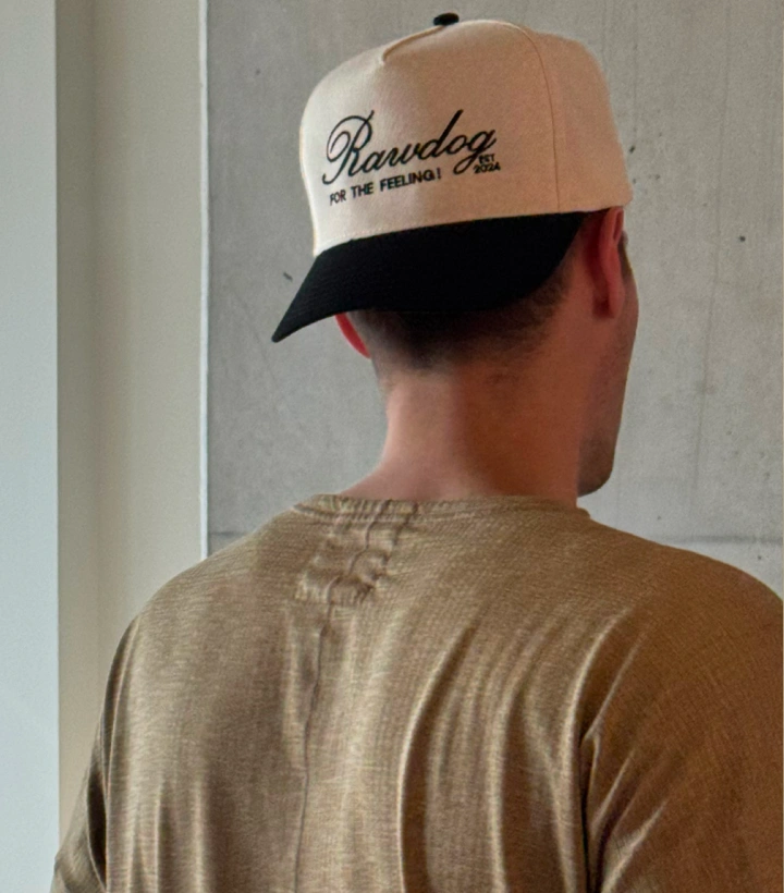 Customer wearing RAWDOG Trucker Hat